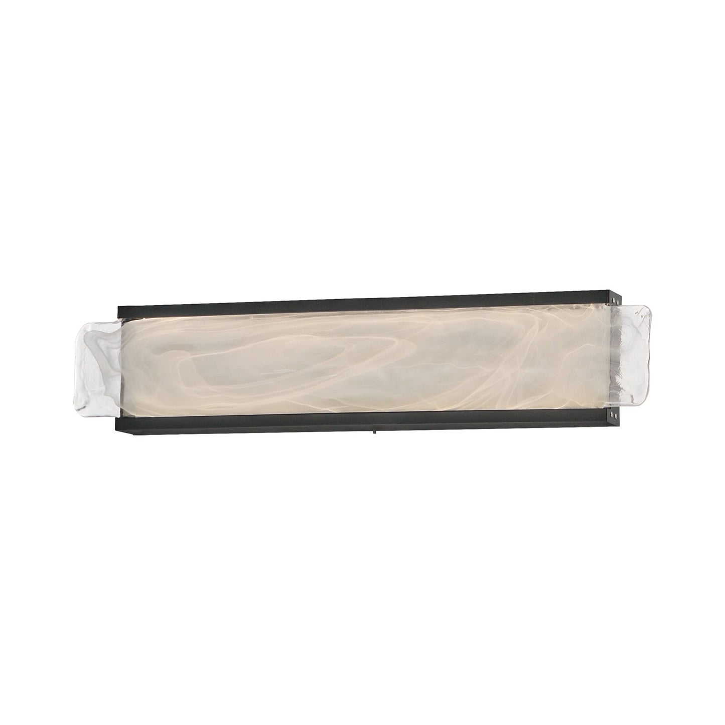 Celine LED Bath Vanity Light in Black (24-Inch).