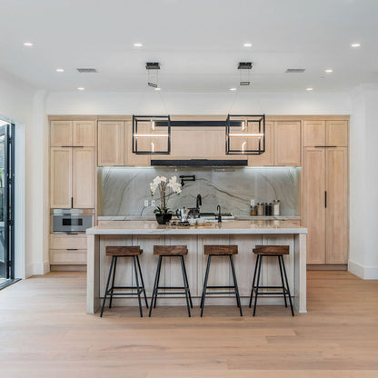 Chamber LED Pendant Light in kitchen.