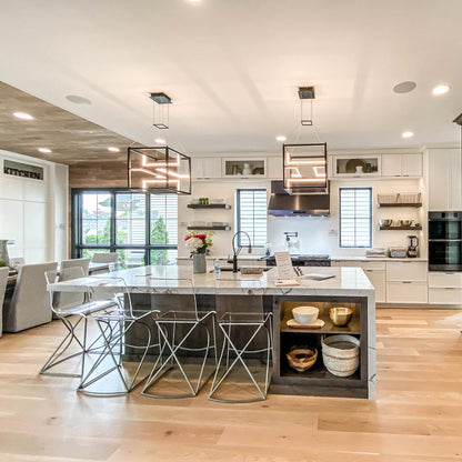 Chamber LED Pendant Light in kitchen.