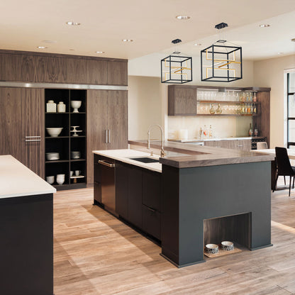 Chamber LED Pendant Light in kitchen.