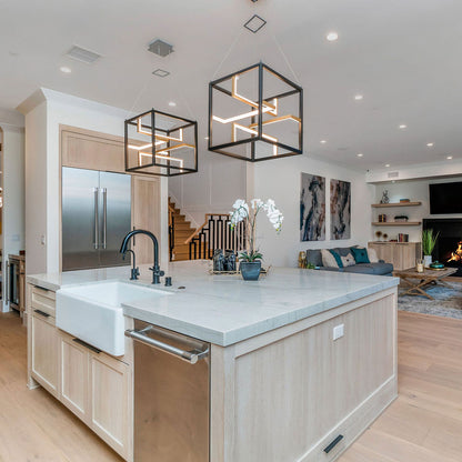Chamber LED Pendant Light in kitchen.