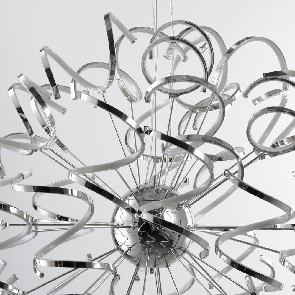 Chaos Entry Foyer LED Pendant Light in Detail.