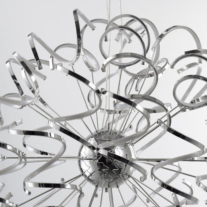 Chaos Entry Foyer LED Pendant Light in Detail.