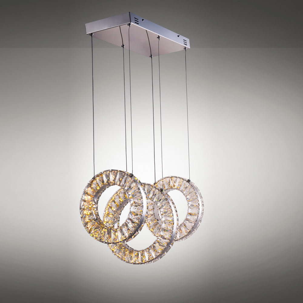 Charm LED Linear Pendant Light in Detail.
