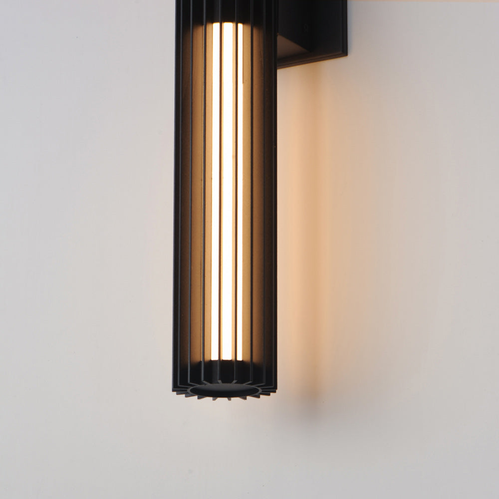 Citadel Outdoor LED Wall Light in Detail.
