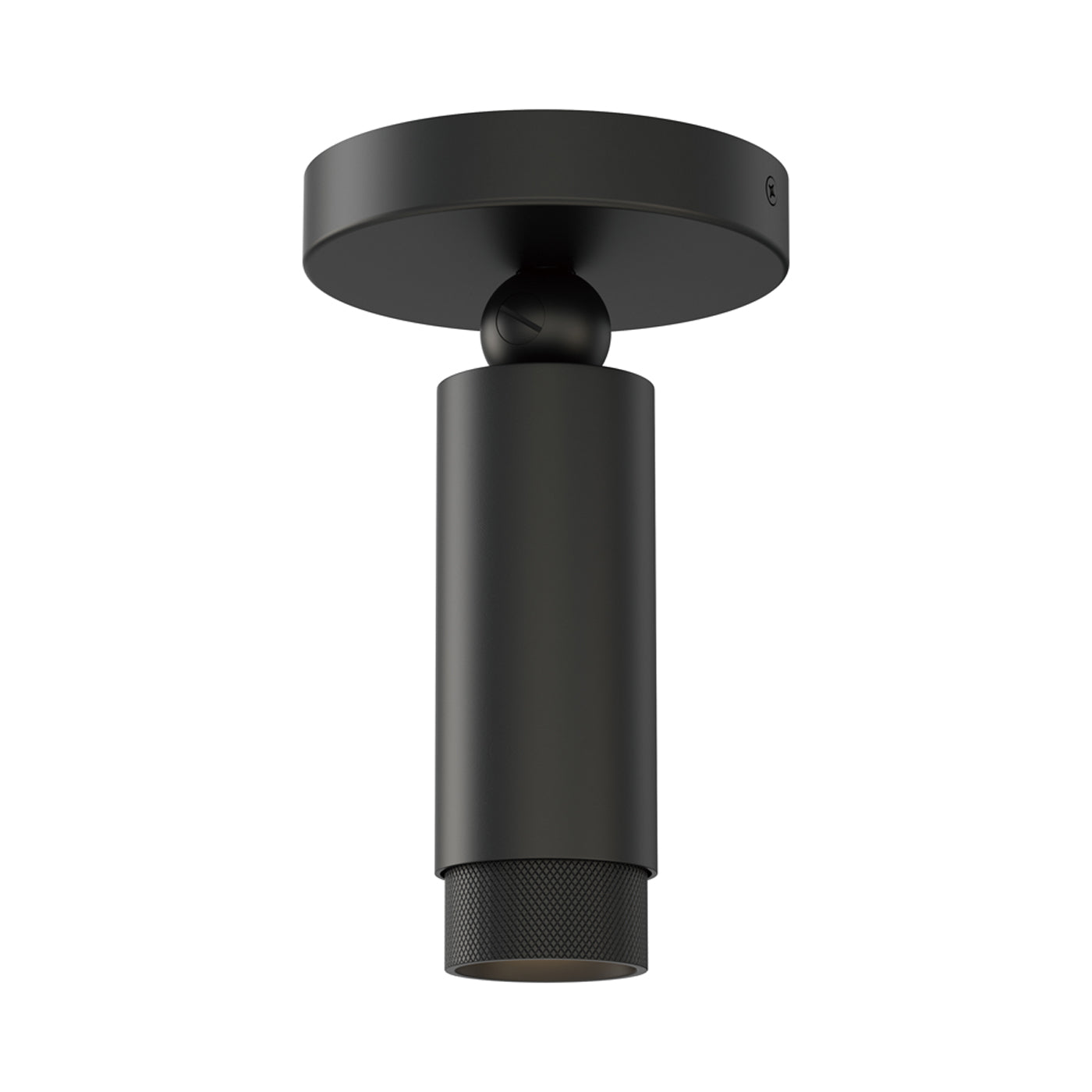 Cleo LED Flush Mount Ceiling Light in Black.