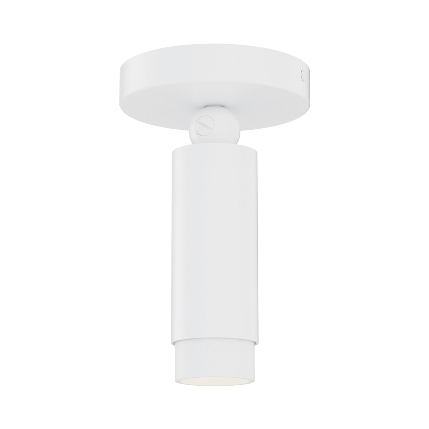 Cleo LED Flush Mount Ceiling Light in White.