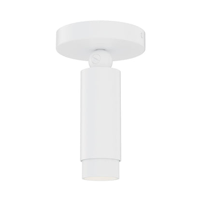 Cleo LED Flush Mount Ceiling Light in White.