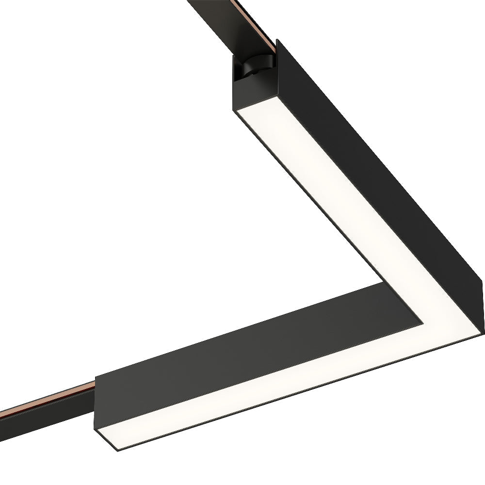 Continuum LED Corner Track Light in Detail.