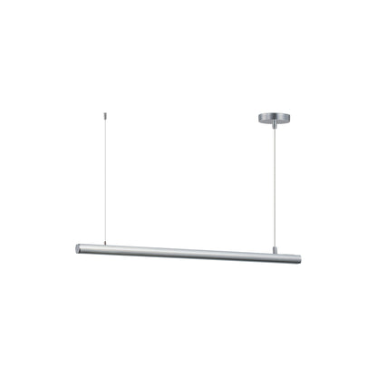 Continuum LED Linear Pendant Light in Satin Aluminum (38.5-Inch).