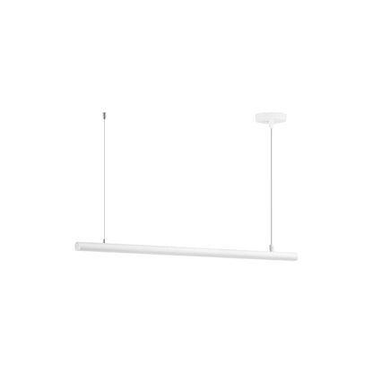 Continuum LED Linear Pendant Light in White (38.5-Inch).