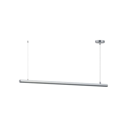 Continuum LED Linear Pendant Light in Satin Aluminum (47-Inch).