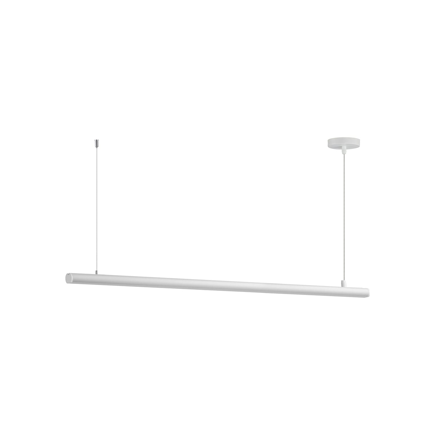 Continuum LED Linear Pendant Light in White (47-Inch).