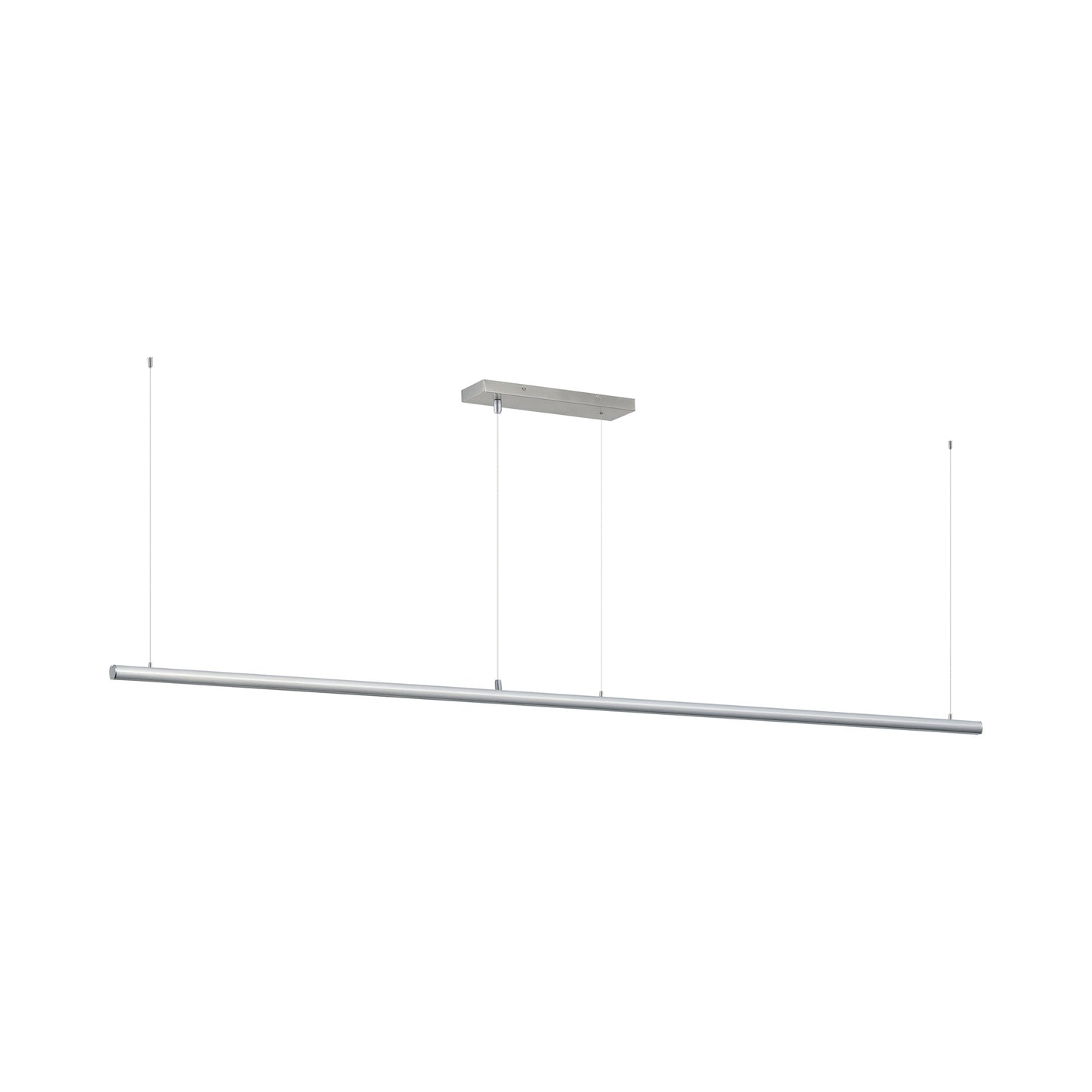 Continuum LED Linear Pendant Light in Satin Aluminum (93.5-Inch).