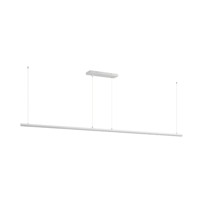 Continuum LED Linear Pendant Light in White (93.5-Inch).