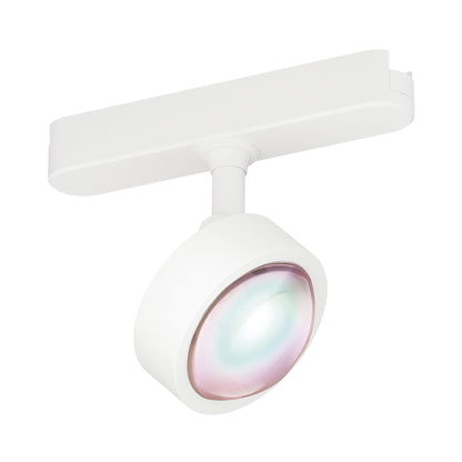 Continuum LED Optical Track Light in White (with Sunset Glass).