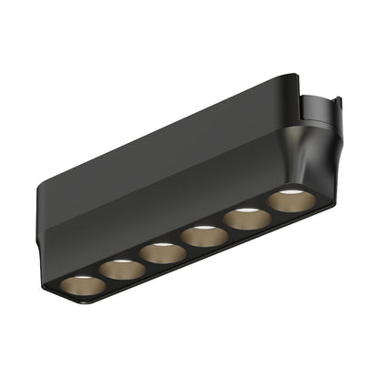 Continuum LED Track Light in Black (5-Inch/Optic Lens).
