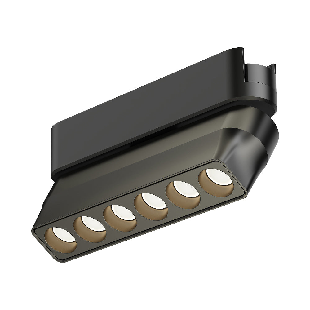 Continuum LED Track Light in Black (5-Inch/Optic Lens - Gimbal).