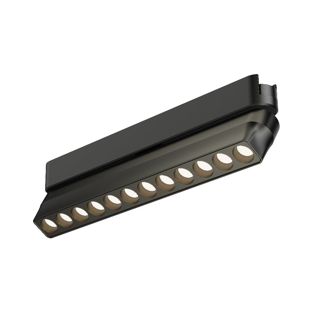 Continuum LED Track Light in Black (9-Inch/Optic Lens - Gimbal).