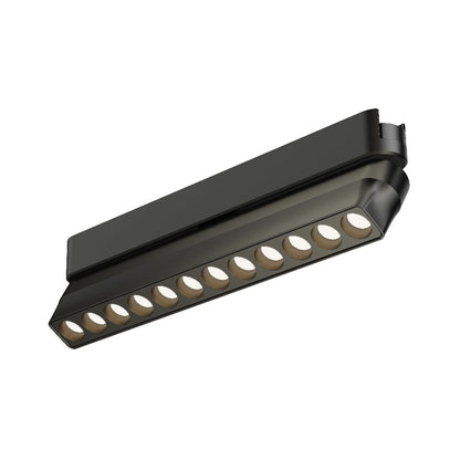 Continuum LED Track Light in Black (9-Inch/Optic Lens - Gimbal).