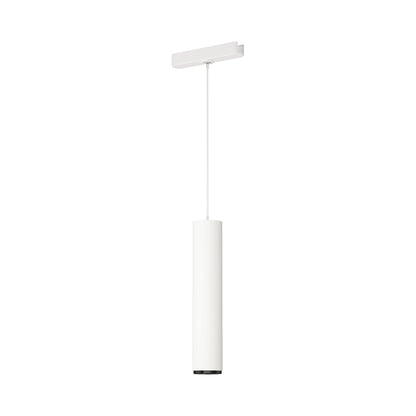 Continuum Track Tube LED Pendant Light in White.