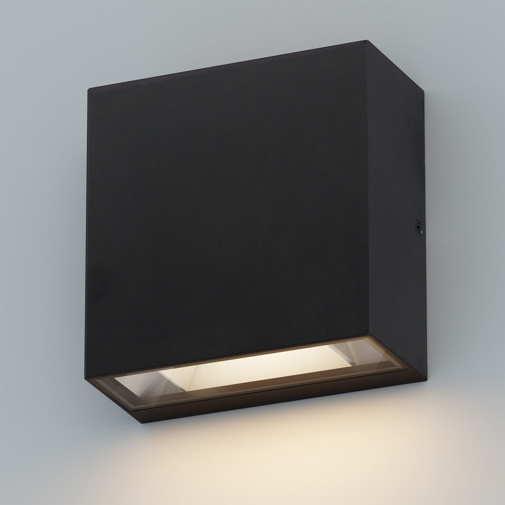 Cubed Outdoor LED Wall Light in Detail.