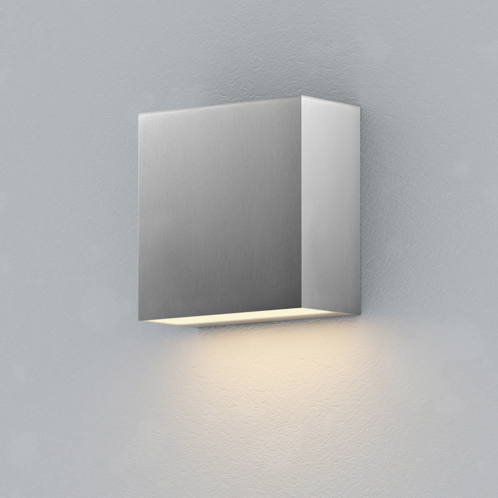 Cubed Outdoor LED Wall Light in Detail.