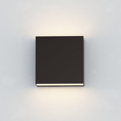 Cubed Outdoor LED Wall Light in Detail.