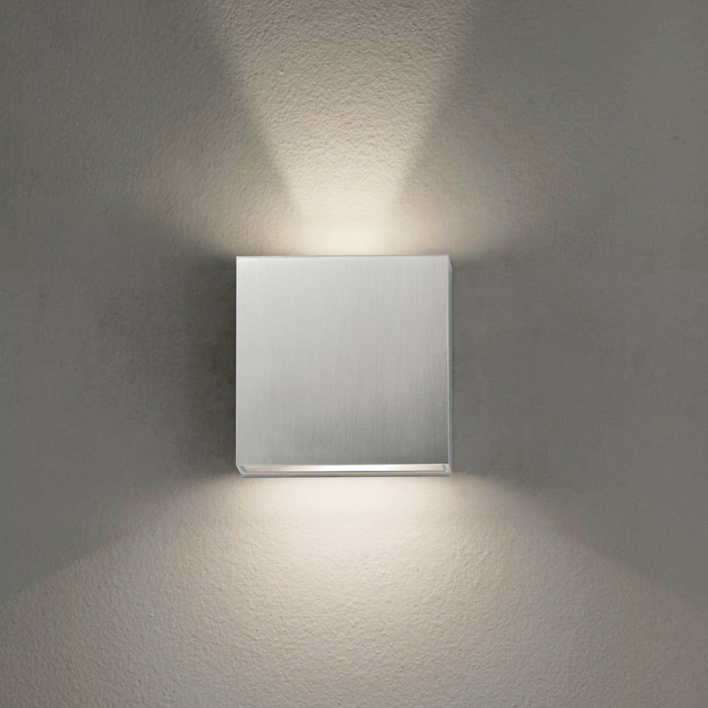 Cubed Outdoor LED Wall Light in Detail.
