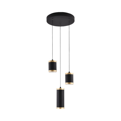 Cuff LED Multi Light Pendant Light (3-Light).