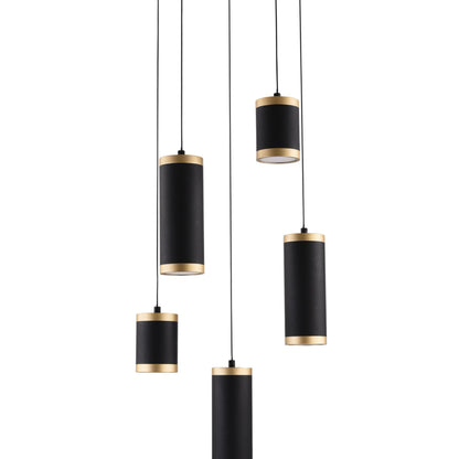 Cuff LED Multi Light Pendant Light in Detail.