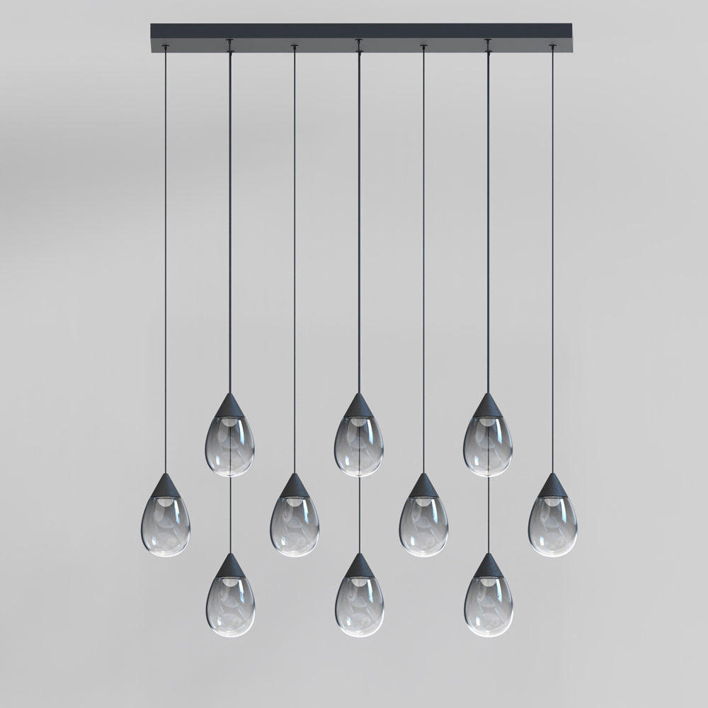 Dewdrop LED Linear Pendant Light in Detail.