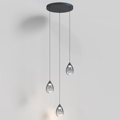 Dewdrop LED Multi Light Pendant Light in Detail.