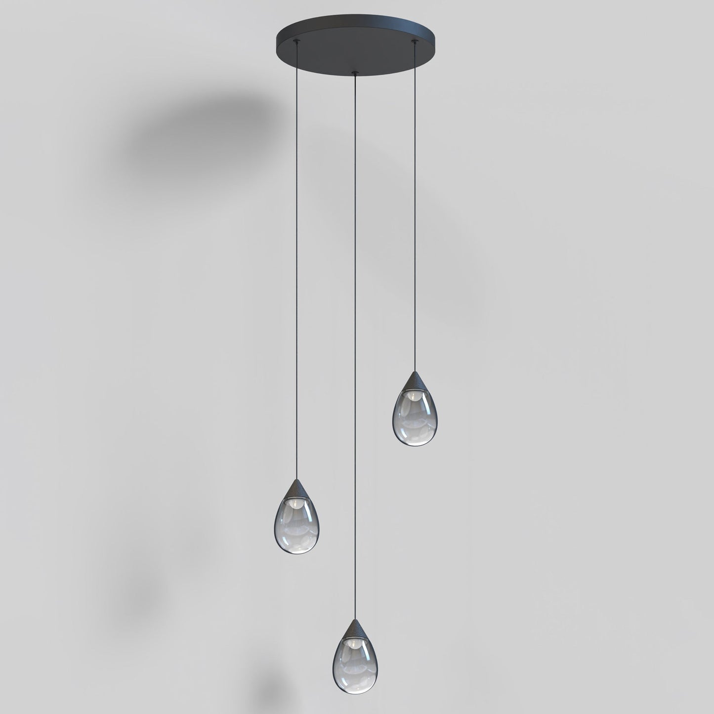 Dewdrop LED Multi Light Pendant Light in Detail.