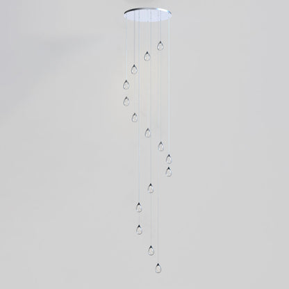 Dewdrop LED Multi Light Pendant Light in Detail.