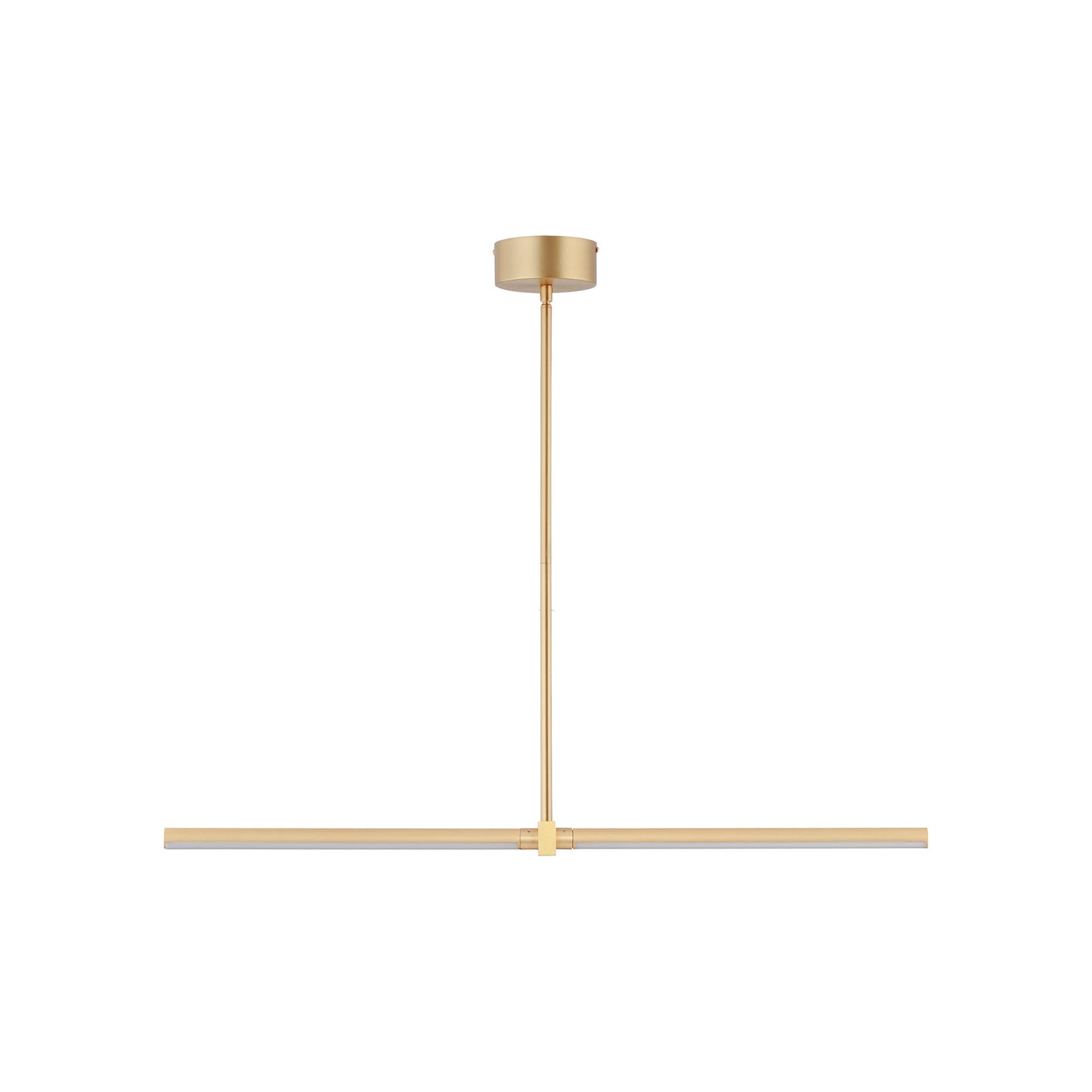 Dorian LED Linear Pendant Light in Gold (34.75-Inch).
