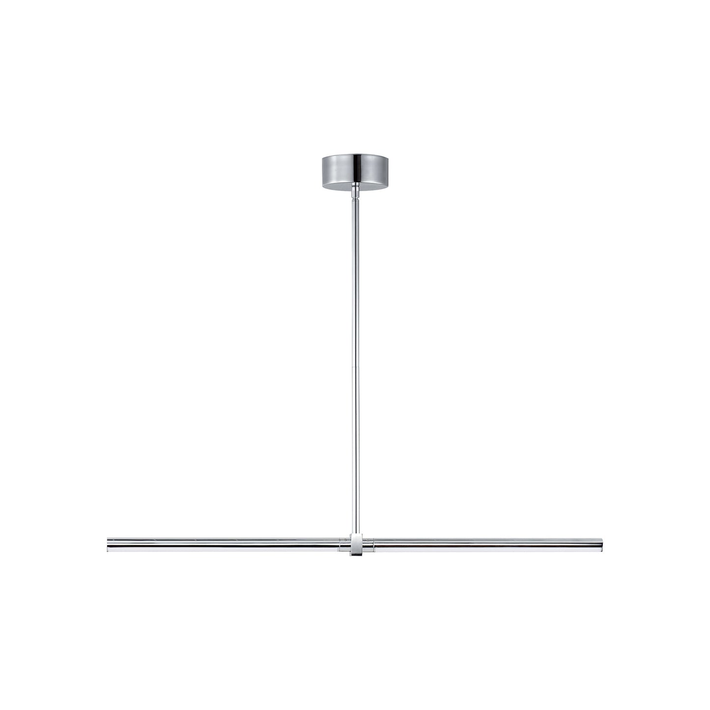 Dorian LED Linear Pendant Light in Polished Chrome (34.75-Inch).