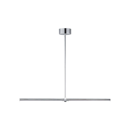 Dorian LED Linear Pendant Light in Polished Chrome (34.75-Inch).