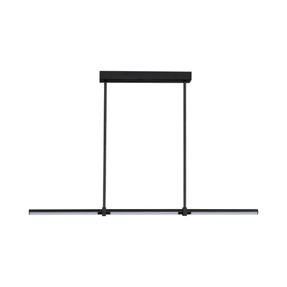 Dorian LED Linear Pendant Light in Black (47.5-Inch).