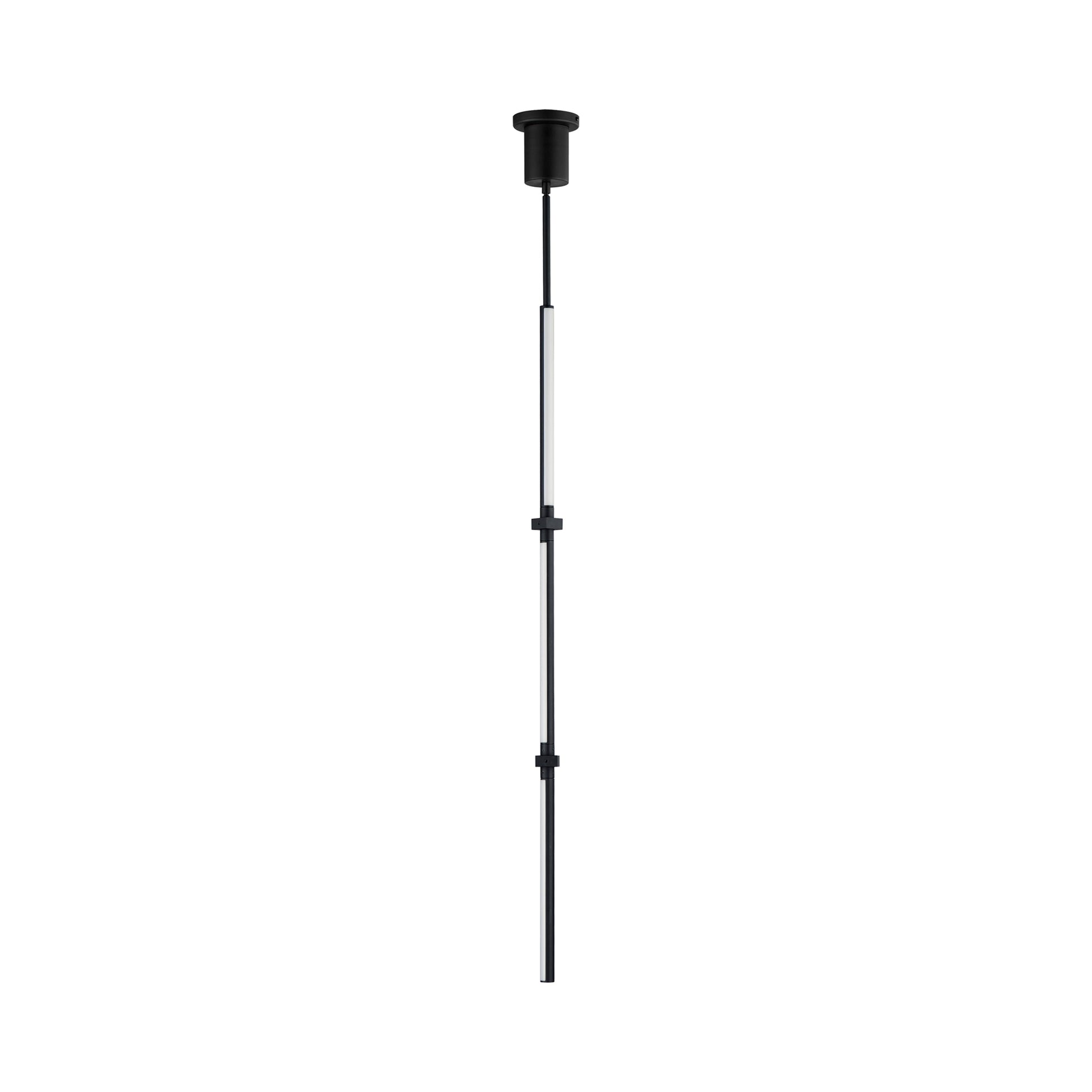 Dorian Vertical LED Pendant Light in Black.