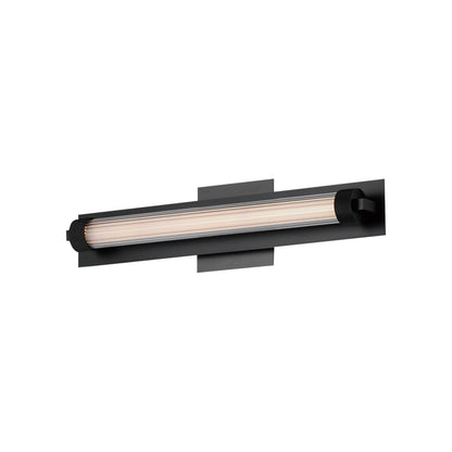 Doric LED Wall Light in Black (19-Inch).