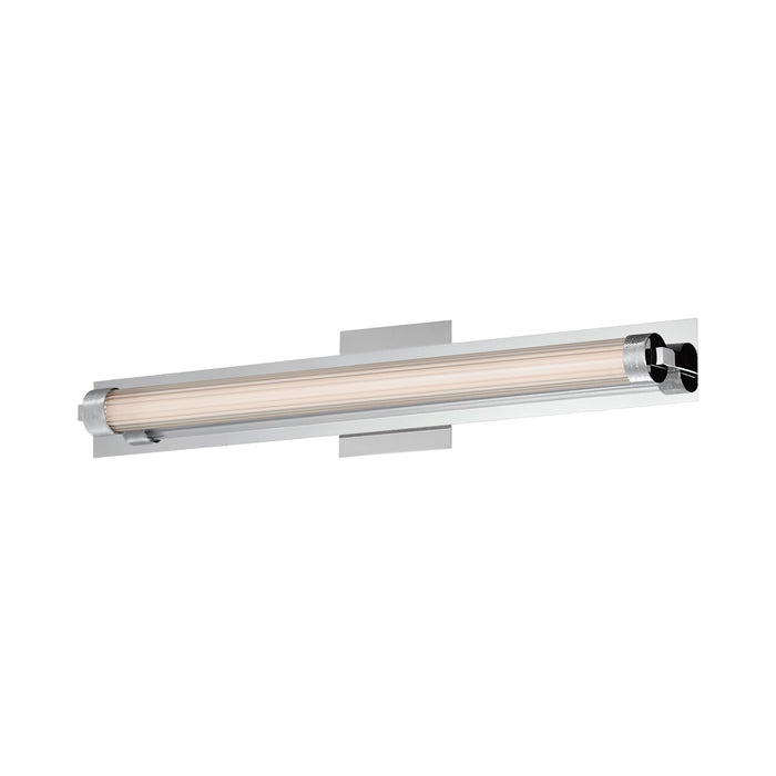 Doric LED Wall Light in Polished Chrome (25.5-Inch).