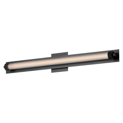 Doric LED Wall Light in Black (30-Inch).