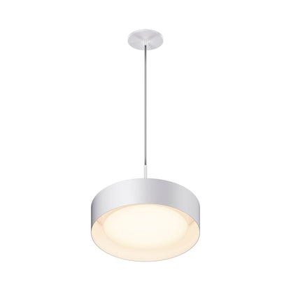 Echo LED Pendant Light in White (13-Inch).