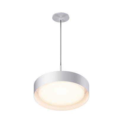 Echo LED Pendant Light in White (16-Inch).