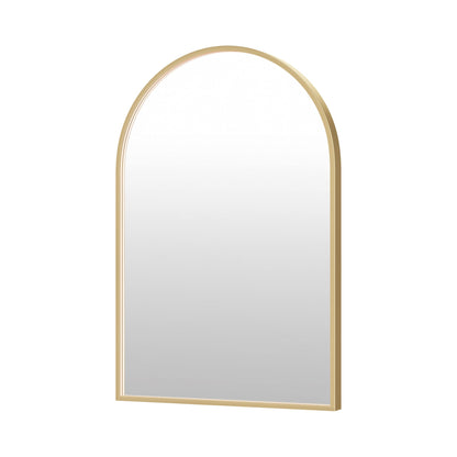 Elisse LED Wall Mirror in Gold (36-Inch/Arches).