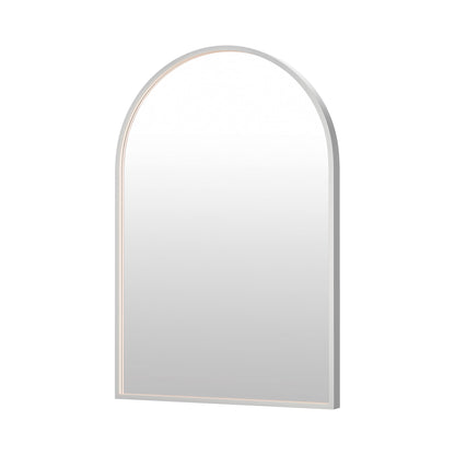 Elisse LED Wall Mirror in Satin Nickel (36-Inch/Arches).