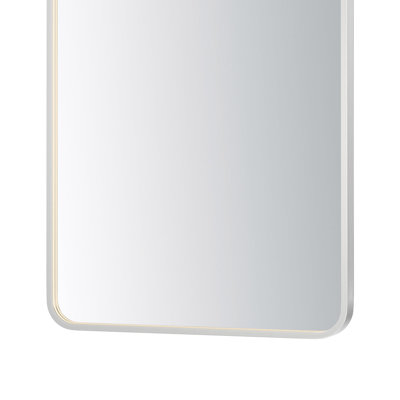 Elisse Rectangle LED Wall Mirror in Detail.