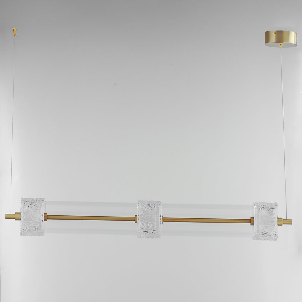 Elysian LED Linear Pendant Light in Detail.