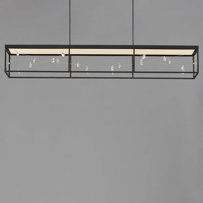 Entanglement LED Linear Pendant Light in Detail.